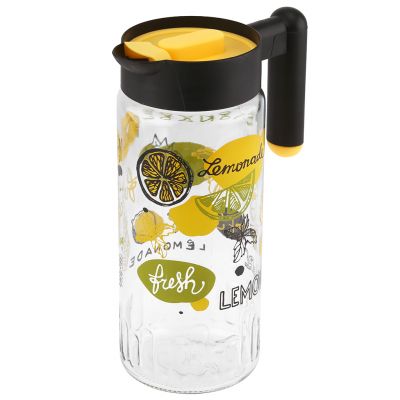 "Херивин (Herevin)" Кувшин стеклянный 1,46л, "Lemonade" пластмассовая крышка, Pasabahce (Турция)