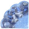 37035 - Салфетки бумажные "Art Bouquet Rondo" д32см, 3-х слойные, 12 штук в упаковке, 100% целлюлоза, "Новогодний венок" (Россия)