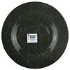 10328SLBD66 - "Линеа Блэк (Linea Black)" Тарелка мелкая стеклянная д260мм, h20мм, Pasabahce (Россия)